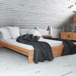 Doppelbetten|Massivholzbetten*Pharao24 Kernbuche Futonbett Moronia