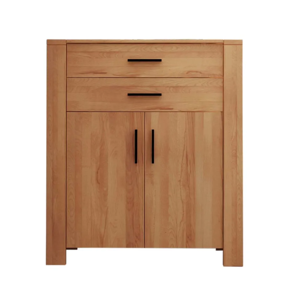 Pharao24 Kernbuche Highboard Lasmus> Massivholzmöbel|Küchenkommode