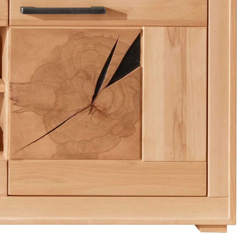 Wohnzimmerschrank|Wohnwand 300 Cm*Pharao24 Kernbuche TV Wohnwand Olmedo