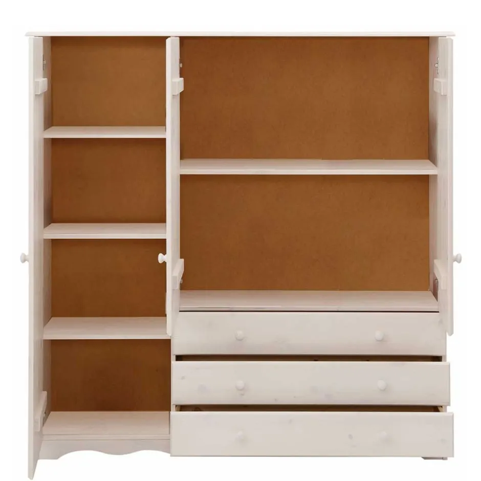 Kleiderschränke|Schlafzimmerschränke*Pharao24 Kiefer Wäscheschrank Vreya