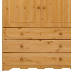 Wäscheschrank*Pharao24 Kiefernschrank Genuria