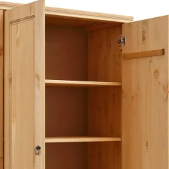 Massivholzmöbel|Wäscheschrank*Pharao24 Kieferschrank Samoon