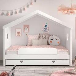 Pharao24 Kinder Einzelbett weiß Ciomore>Kinder Kinderbetten