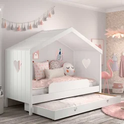 Pharao24 Kinder Einzelbett weiß Ciomore><noscript><img width=