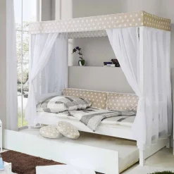 Funktionsbetten|Ausziehbetten*Pharao24 Kinder Himmelbett Anguro