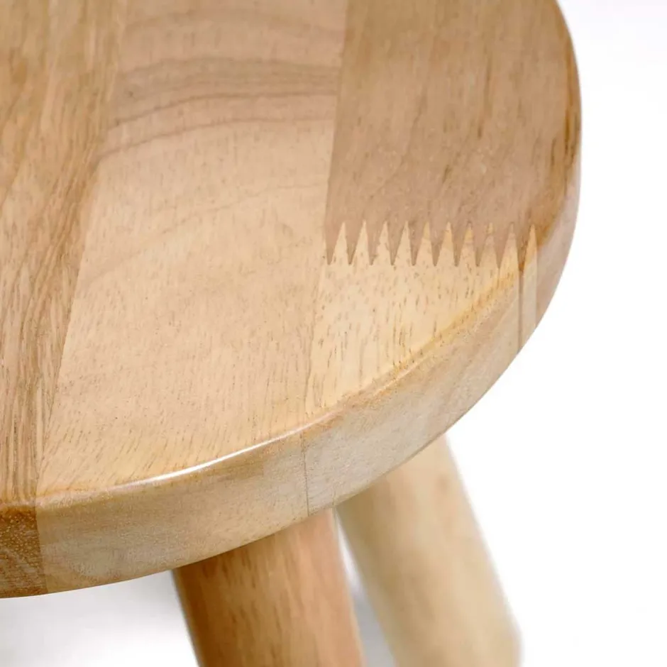 Hocker*Pharao24 Kinder Holzhocker Lianza