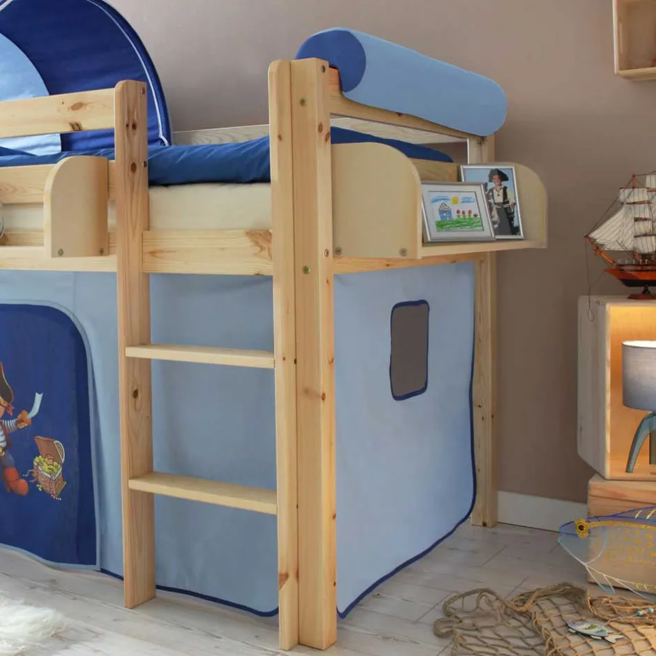 Pharao24 Kinderhochbett Deniel>Kinder Piratenbett|Kinderhochbetten