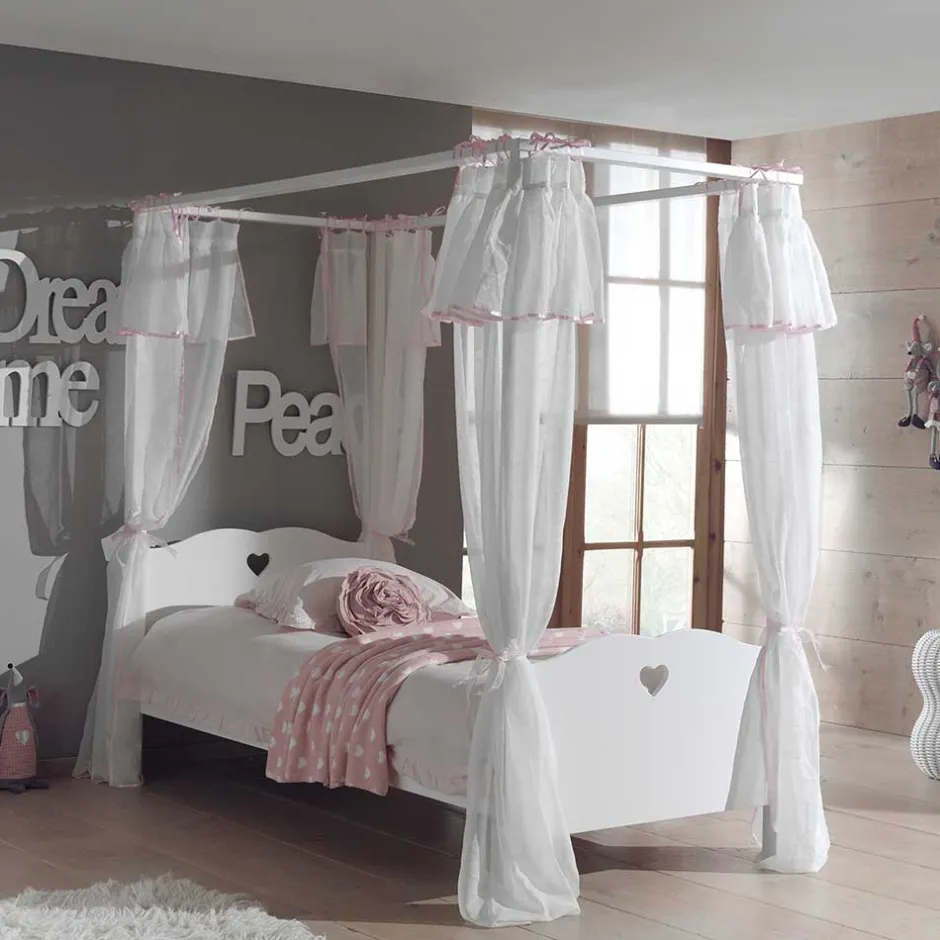 Kinderbetten*Pharao24 Kinderzimmer Himmelbett Ciomore