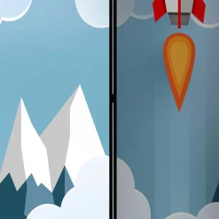 Raumteiler|Paravents*Pharao24 Kinderzimmer Stellwand Optima