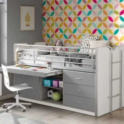 Kinderbetten|Kinderhochbetten*Pharao24 Kinderzimmer-Hochbett Lining