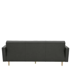 Polstermöbel|3 Sitzer Sofa*Pharao24 Klappcouch Anthrazit Loytima