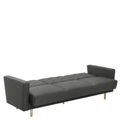 Polstermöbel|3 Sitzer Sofa*Pharao24 Klappcouch Anthrazit Loytima