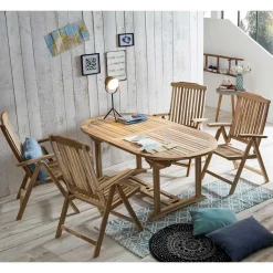 Gartenmöbel|Sitzgruppen*Pharao24 Klappstuhl Sitzgruppe Spadarius