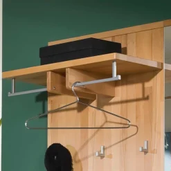 Massivholz Garderoben|Garderoben Paneele*Pharao24 Kleiderpaneel Charismon