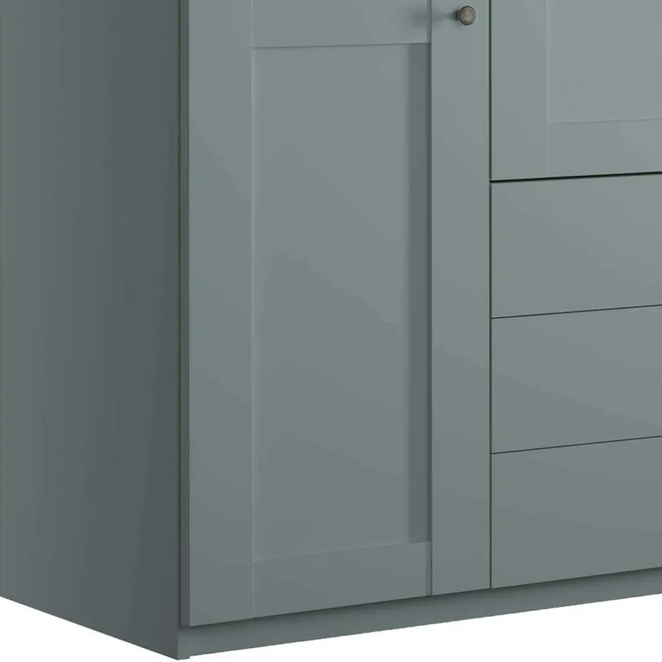 Drehtürenschränke|Kleiderschränke*Pharao24 Kleiderschrank 200 cm breit Forjan