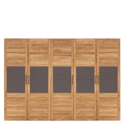 Pharao24 Kleiderschrank 5 Türen Zeus> Massivholz Kleiderschränke