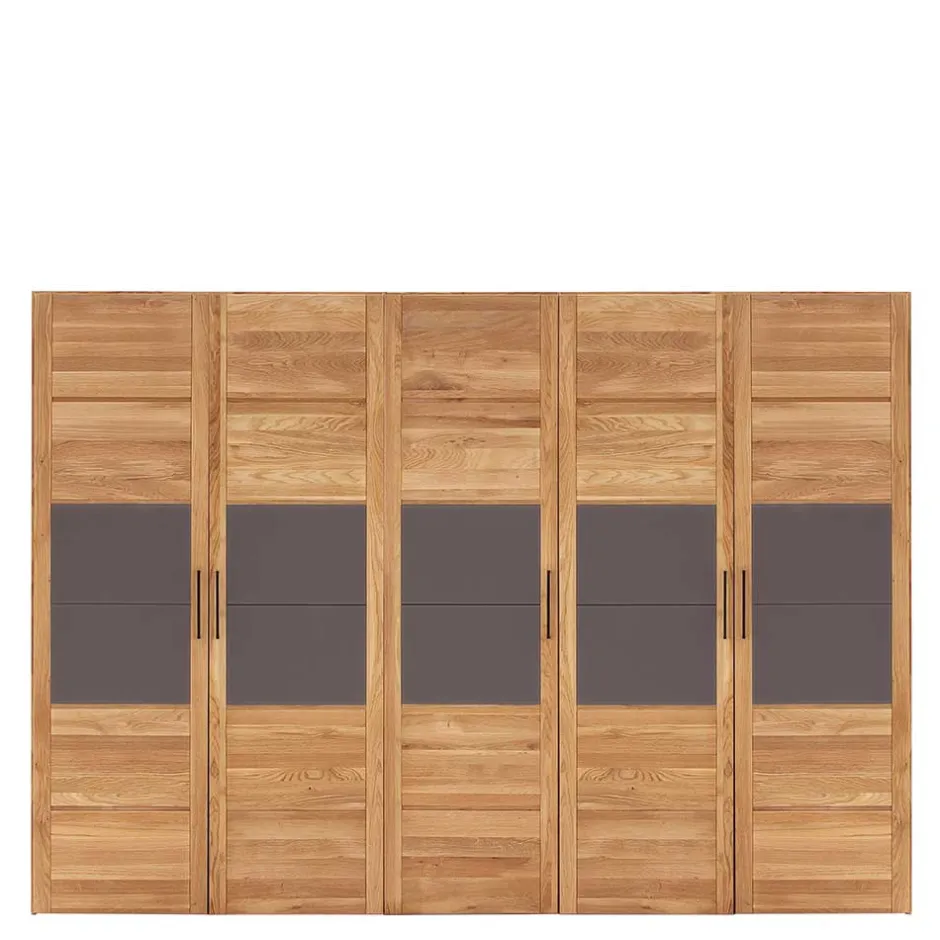 Pharao24 Kleiderschrank 5 Türen Zeus> Massivholz Kleiderschränke