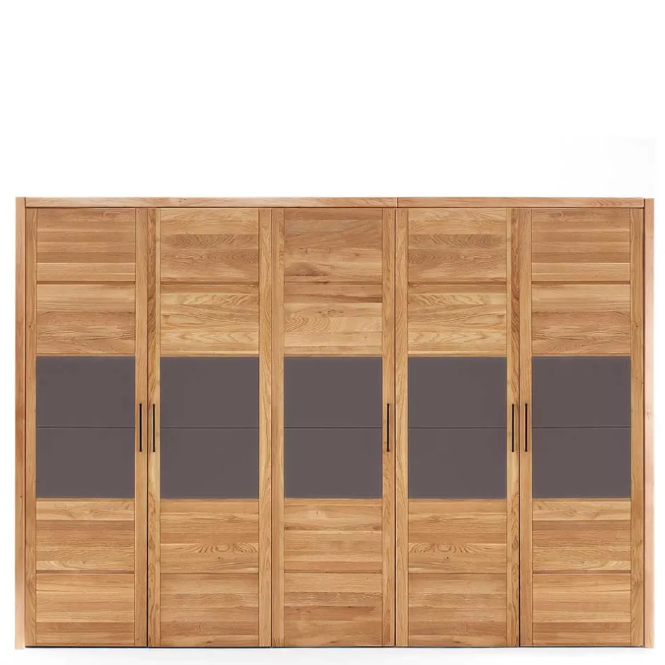 Pharao24 Kleiderschrank 5 Türen Zeus> Massivholz Kleiderschränke