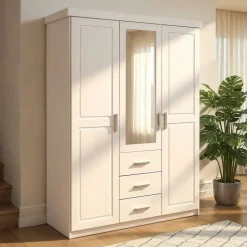 Pharao24 Kleiderschrank Aloisi> Drehtürenschränke|Massivholz Kleiderschränke