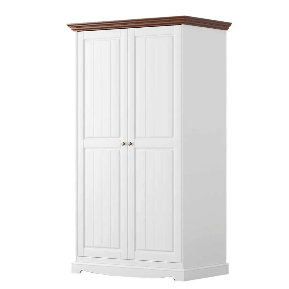 Pharao24 Kleiderschrank Asendra> Drehtürenschränke|Massivholz Kleiderschränke