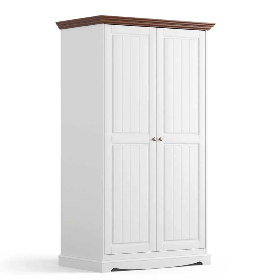 Pharao24 Kleiderschrank Asendra> Drehtürenschränke|Massivholz Kleiderschränke