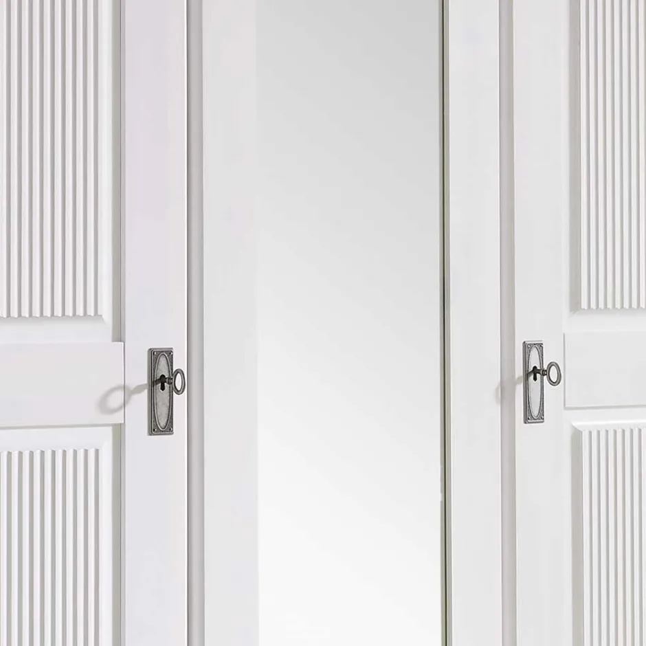 Pharao24 Kleiderschrank Benfitas> Drehtürenschränke|Massivholz Kleiderschränke