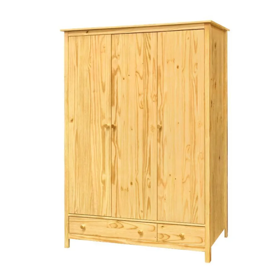 Pharao24 Kleiderschrank Casparca> Drehtürenschränke|Massivholz Kleiderschränke