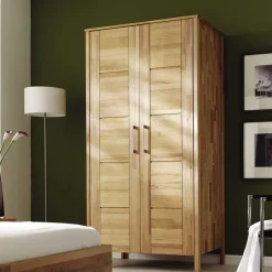 Massivholzmöbel|Drehtürenschränke*Pharao24 Kleiderschrank Dionassa