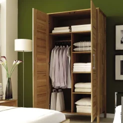 Massivholzmöbel|Drehtürenschränke*Pharao24 Kleiderschrank Dionassa