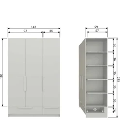 Pharao24 Kleiderschrank Drovens><noscript><img width=