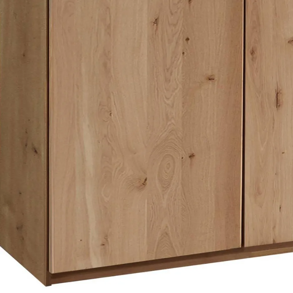 Drehtürenschränke*Pharao24 Kleiderschrank Eiche Bianco Tascan