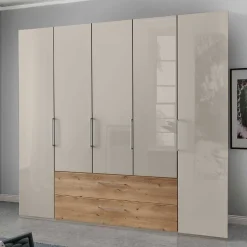 Pharao24 Kleiderschrank Glasfront Cruzca> Kleiderschränke|Schlafzimmerschränke