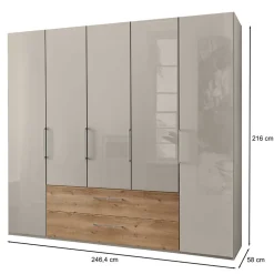 Pharao24 Kleiderschrank Glasfront Cruzca><noscript><img width=