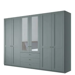 Pharao24 Kleiderschrank graugrün Landhaus Forjan> Drehtürenschränke|Kleiderschränke