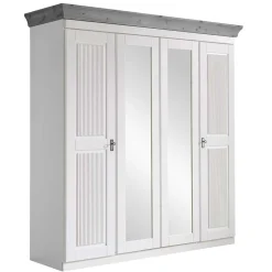 Drehtürenschränke|Massivholz Kleiderschränke*Pharao24 Kleiderschrank Holz Benfitas