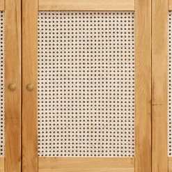 Massivholzmöbel|Drehtürenschränke*Pharao24 Kleiderschrank Holz Felictas