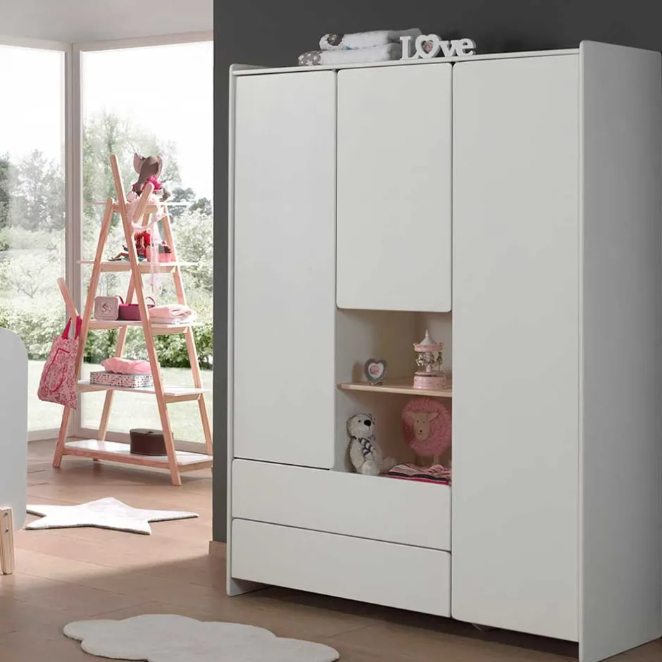 Kinderzimmerschränke*Pharao24 Kleiderschrank Iliana