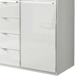 Pharao24 Kleiderschrank in Weiß Bean><noscript><img width=