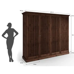 Pharao24 Kleiderschrank massiv Phelix><noscript><img width=