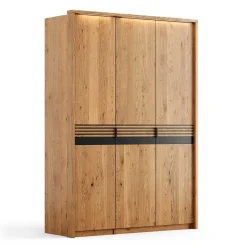 Pharao24 Kleiderschrank Massivholz Bibliana> Massivholzmöbel|Drehtürenschränke