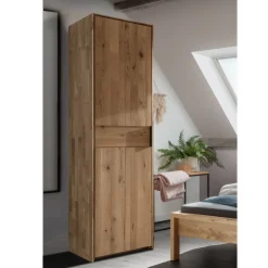 Pharao24 Kleiderschrank Massivholz schmal Snoba><noscript><img width=