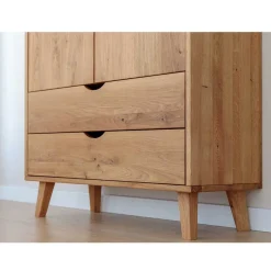 Massivholzmöbel|Wäscheschrank*Pharao24 Kleiderschrank Massivholz Arora