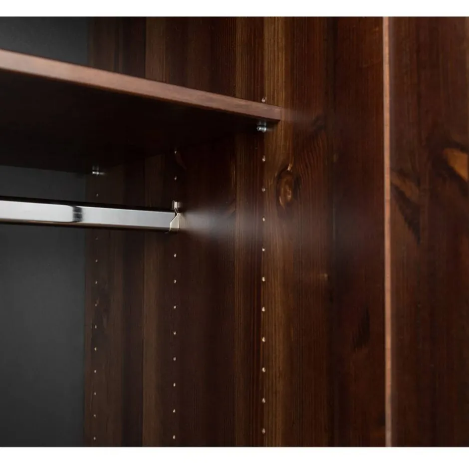 Pharao24 Kleiderschrank Massivholz Phelix> Massivholzmöbel|Drehtürenschränke