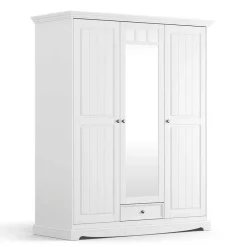 Massivholzmöbel|Drehtürenschränke*Pharao24 Kleiderschrank Massivholz Vomano