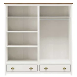 Pharao24 Kleiderschrank Massivholz Benita><noscript><img width=