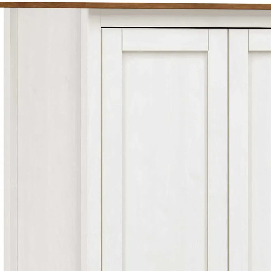 Pharao24 Kleiderschrank Massivholz Benita> Massivholzmöbel|Drehtürenschränke