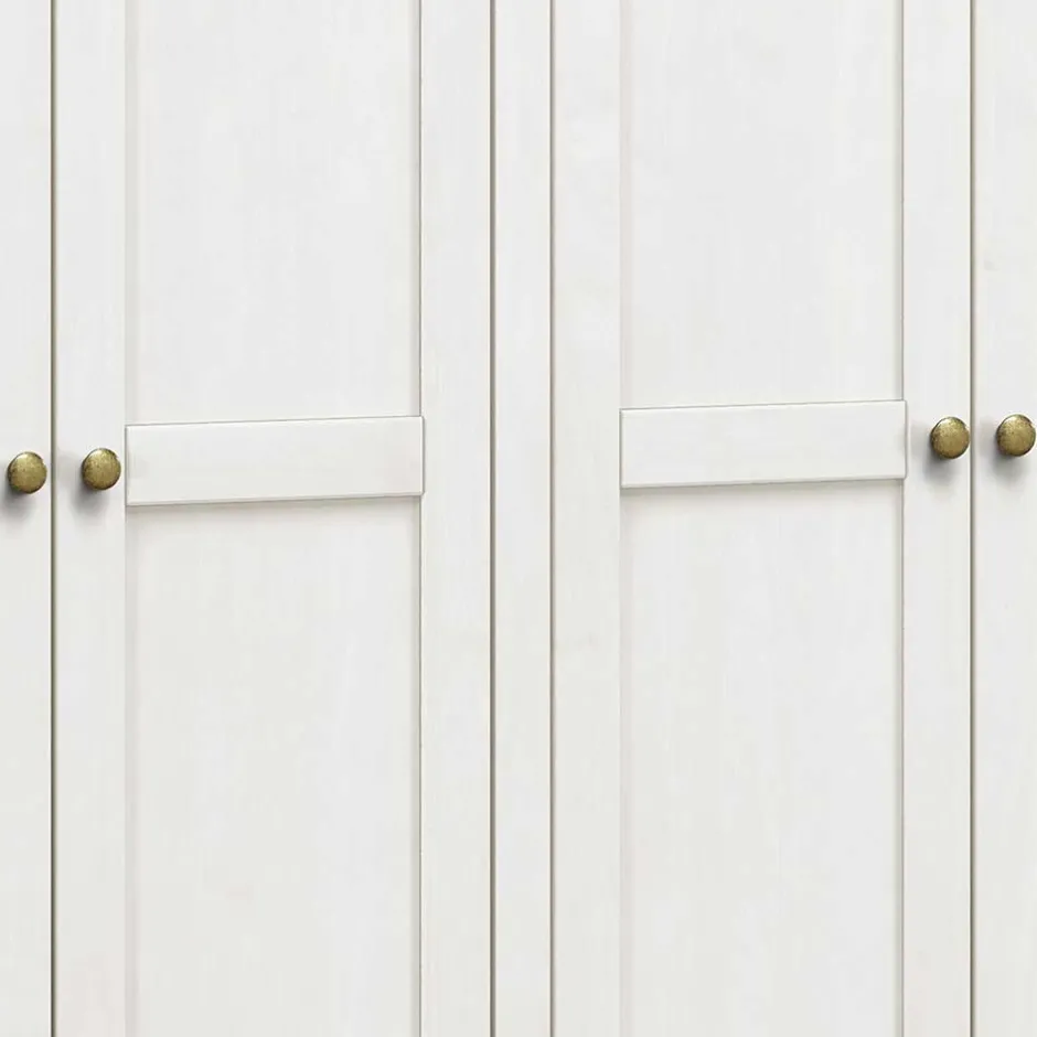 Pharao24 Kleiderschrank Massivholz Benita> Massivholzmöbel|Drehtürenschränke