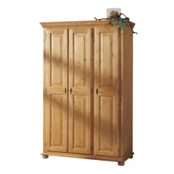 Massivholzmöbel|Drehtürenschränke*Pharao24 Kleiderschrank Mesconio