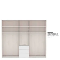 Pharao24 Kleiderschrank mit Spiegel Tudana><noscript><img width=