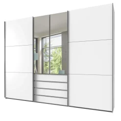 Pharao24 Kleiderschrank mit Spiegeltüren Lymesca> Kleiderschränke|Schlafzimmerschränke